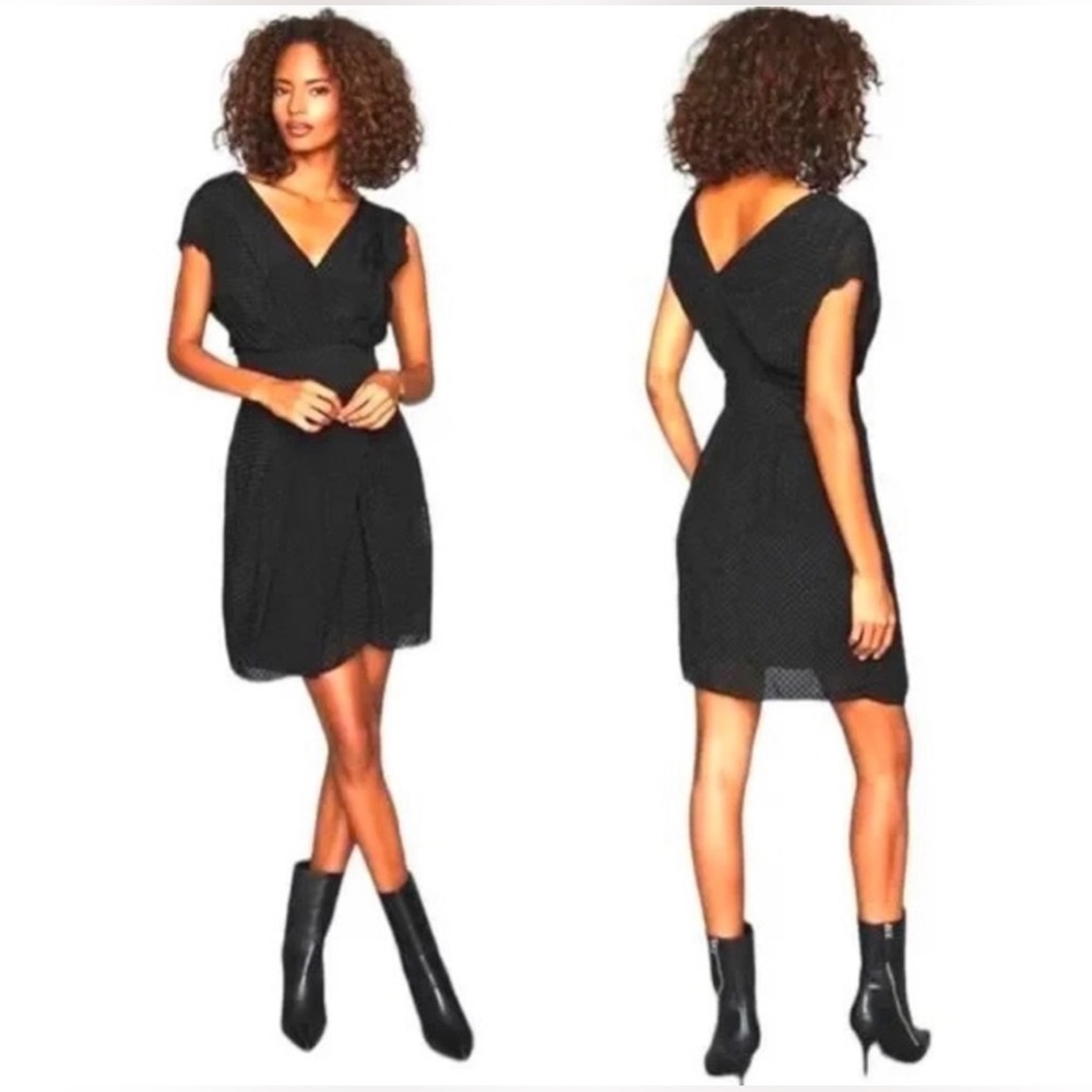 Leonora Textured Mini Dress - REISS